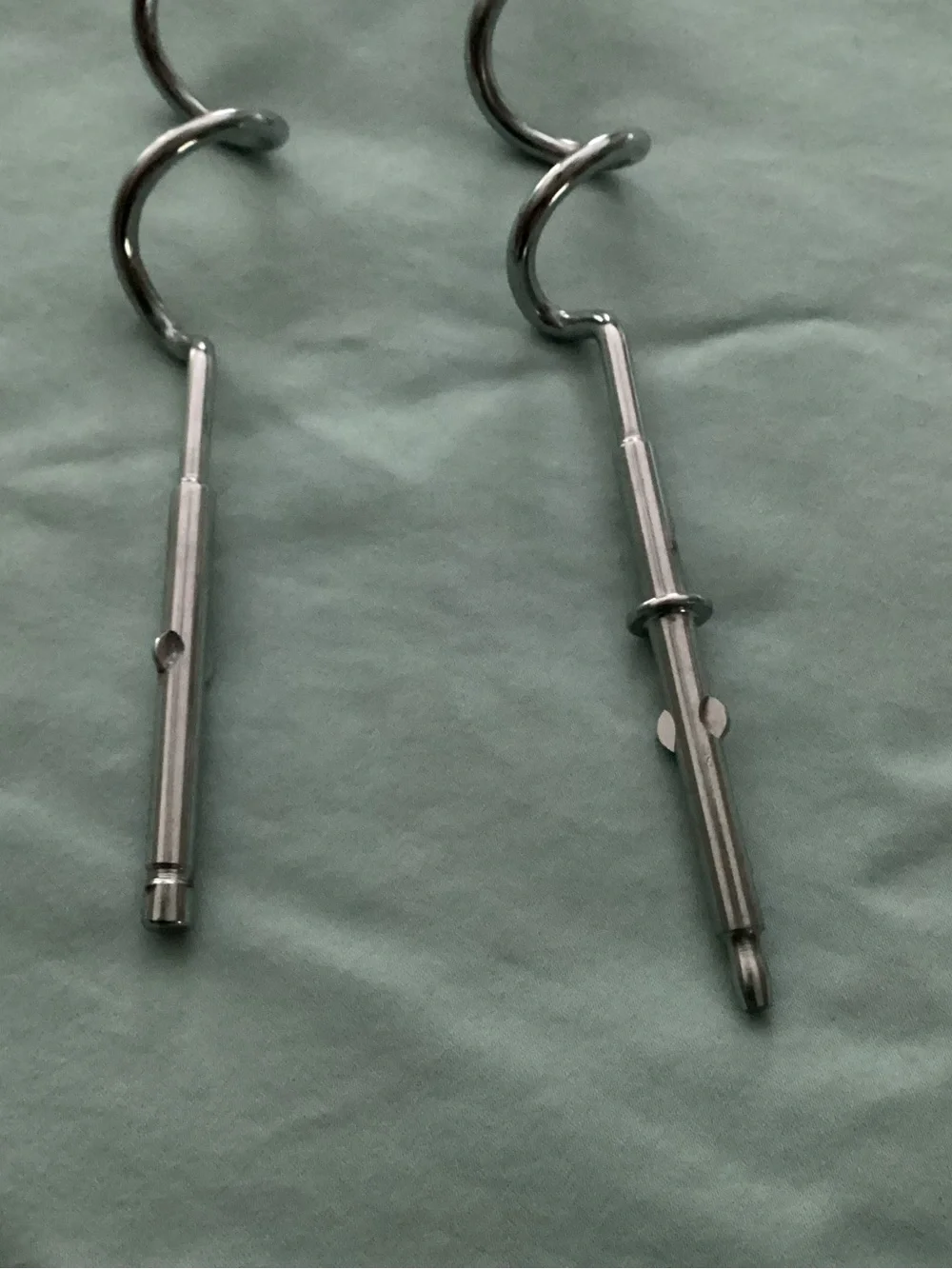 Set of 2 Dough Hook Attachments for Kitchen Aid Hand Mixer